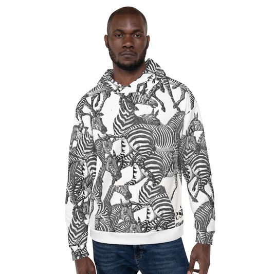THE ZEBRA AOP Unisex Hoodie by SobG Designs