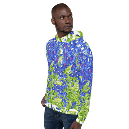 TEXAS BLUEBONNETS Unisex Hoodie by SobG Designs