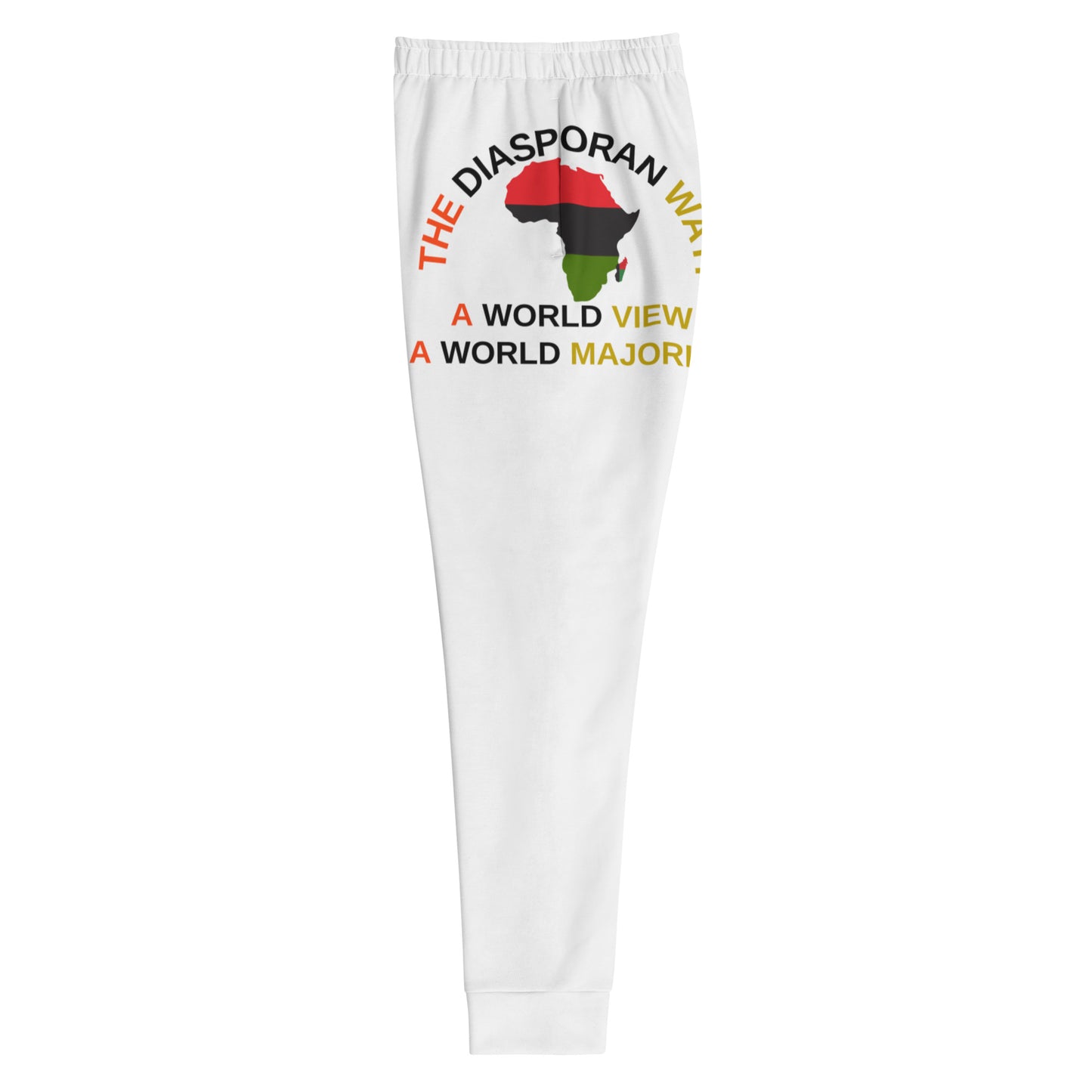 THE DIASPORAN WAY! A WORLD VIEW A WORLD MAJORITY Women's Joggers by SobG Designs