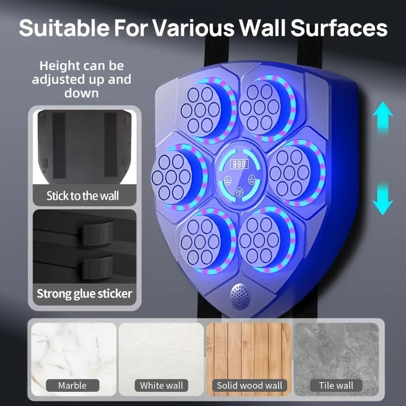 Smart LED Music Boxing Machine Wall Trainer-1