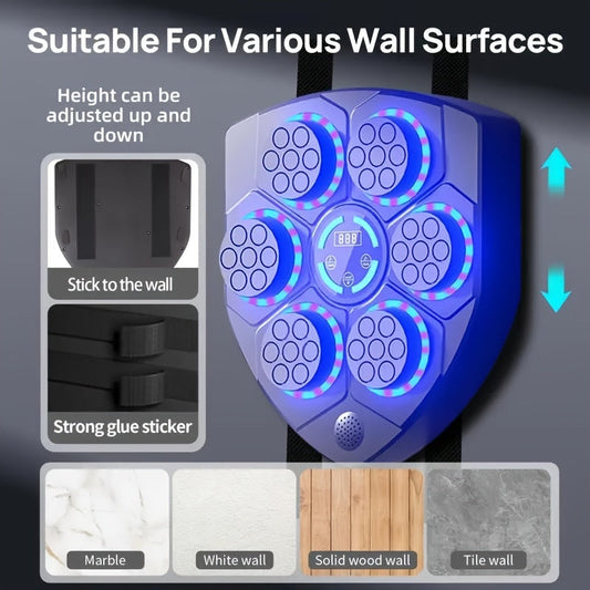 Smart LED Music Boxing Machine Wall Trainer-1