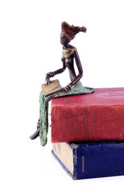 3 Beauty of Knowledge Burkina Bronze Sculpture