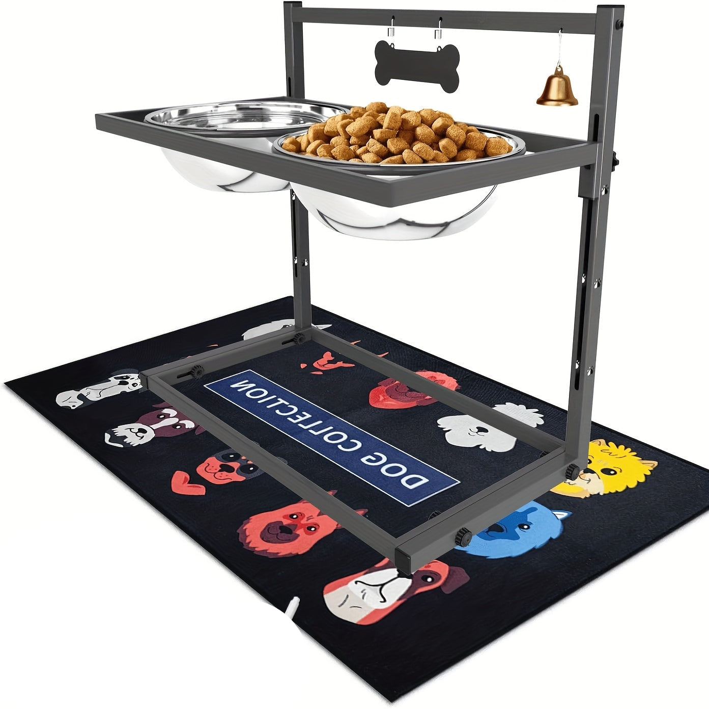 Elevated Dog Bowls for Large Dogs-0