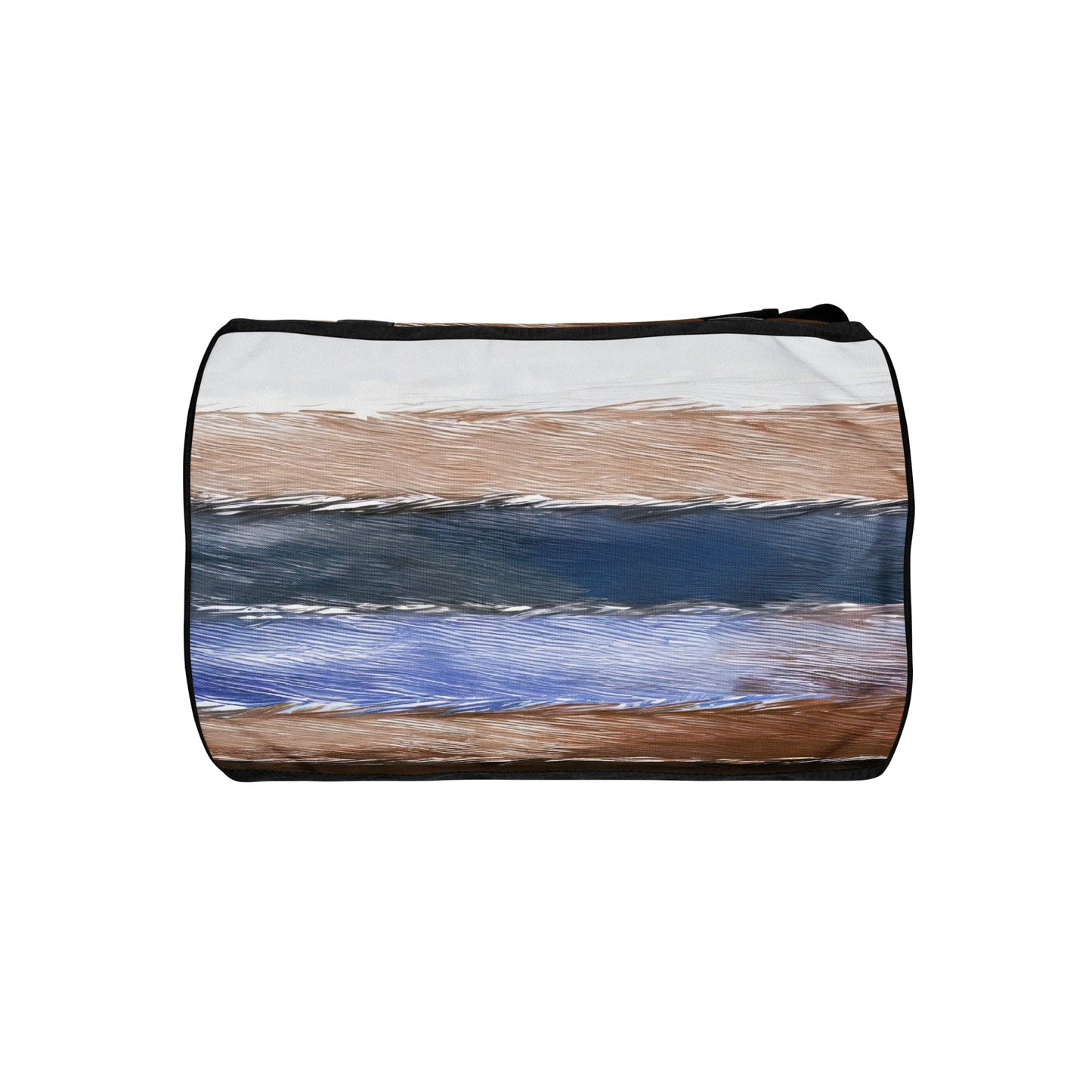 Crossbody Water-resistant Travel Bag - Rustic Hues Pattern-3