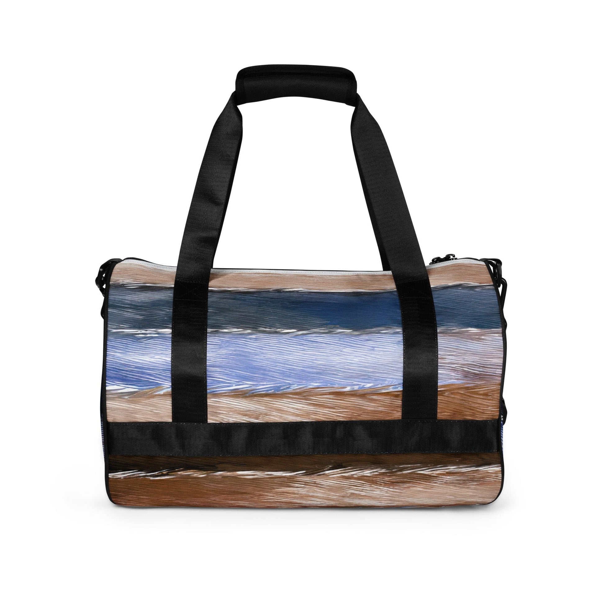 Crossbody Water-resistant Travel Bag - Rustic Hues Pattern-2