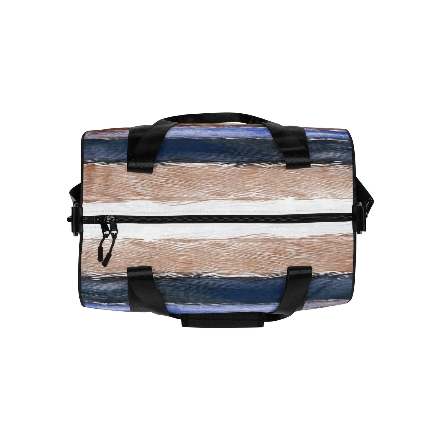 Crossbody Water-resistant Travel Bag - Rustic Hues Pattern-1
