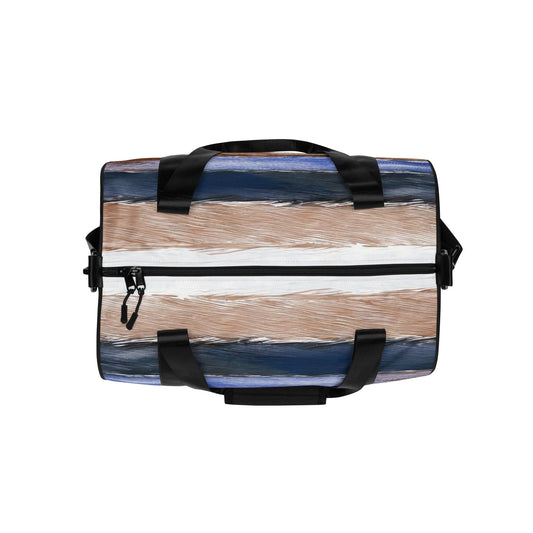 Crossbody Water-resistant Travel Bag - Rustic Hues Pattern-1