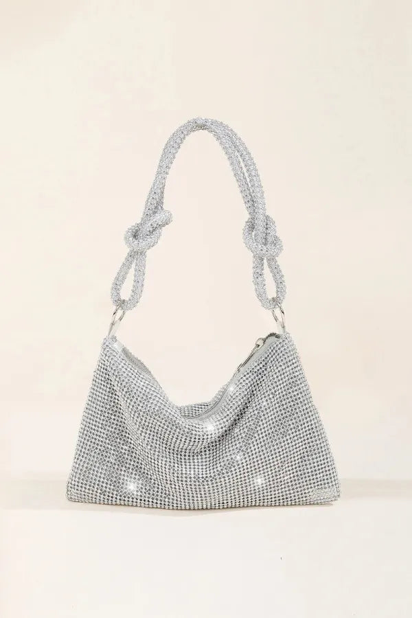 Golden Party Club Evening Daily Hot Drill Zipper Shoulder Bags Handbags