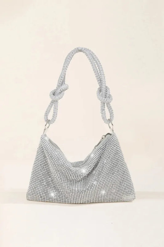 Golden Party Club Evening Daily Hot Drill Zipper Shoulder Bags Handbags