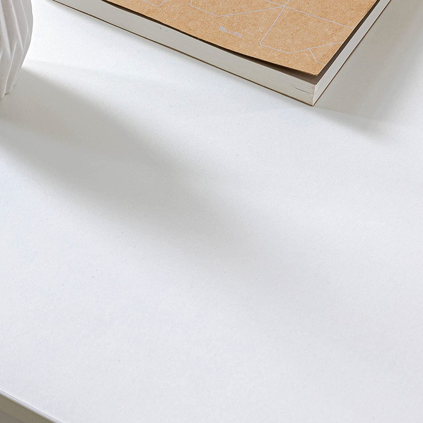 55″ White Desk with Easy Assembly-2