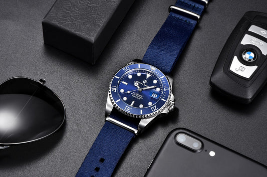Design Brand Luxury Men Watches Automatic Black Watch Men Stainless Steel Waterproof Business Sport Mechanical Wristwatch-1