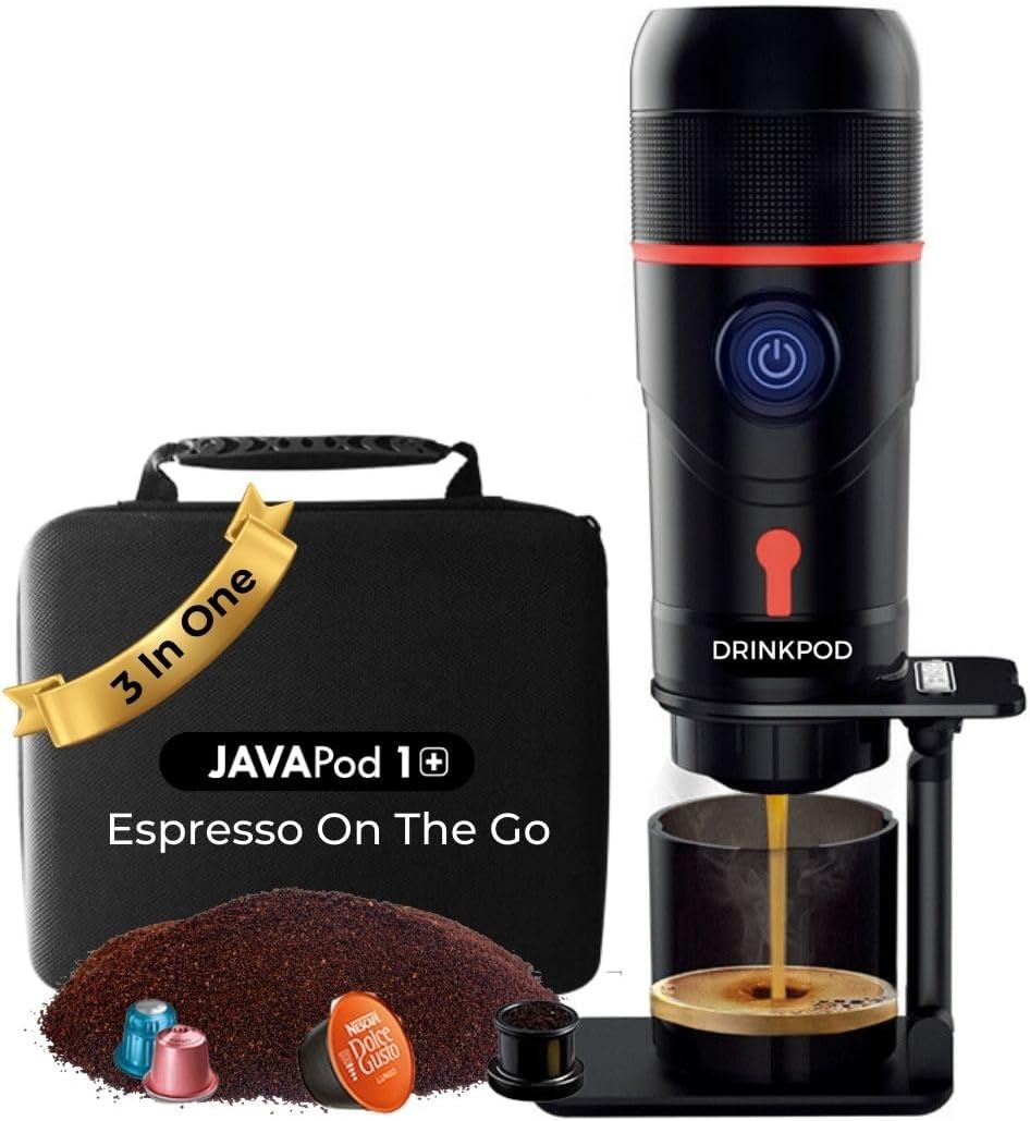 Portable Black ESPRESSO Machine- Premium-0