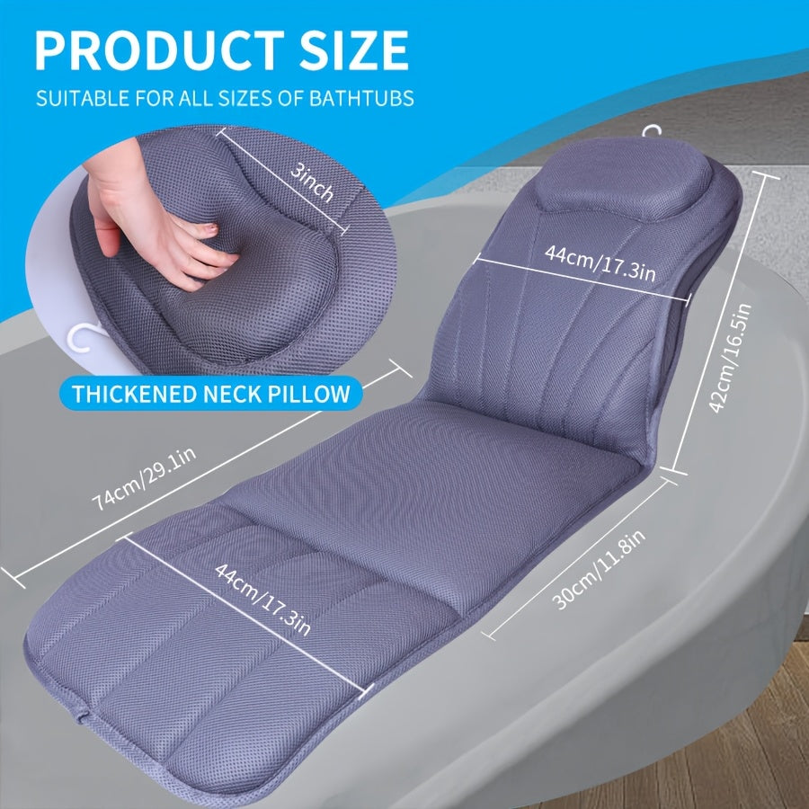 Full Body Bathtub Mat Pillow-4