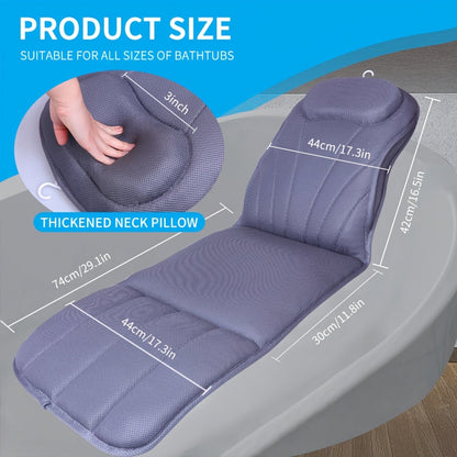 Full Body Bathtub Mat Pillow-4