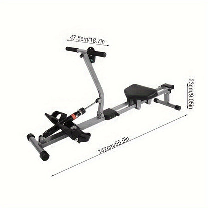 Hydraulic Rowing Machine for Home Fitness-1