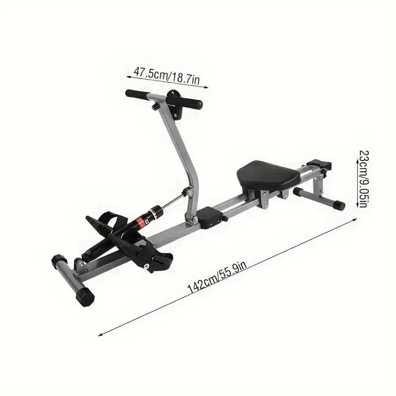 Single-Station Hydraulic Rowing Machine - Fitness and Strength Training-1