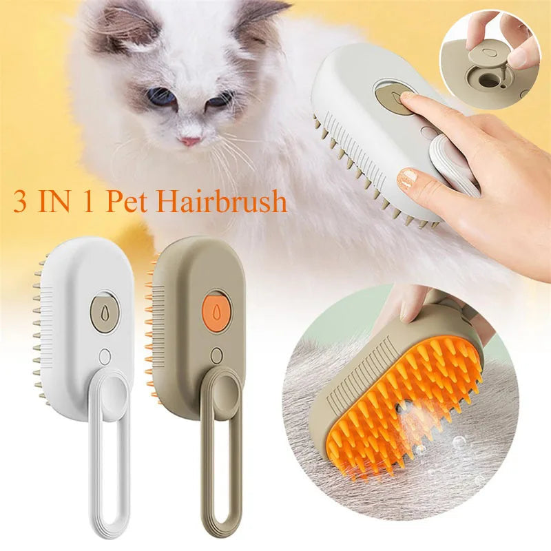 Steam Grooming Brush for Pets-1