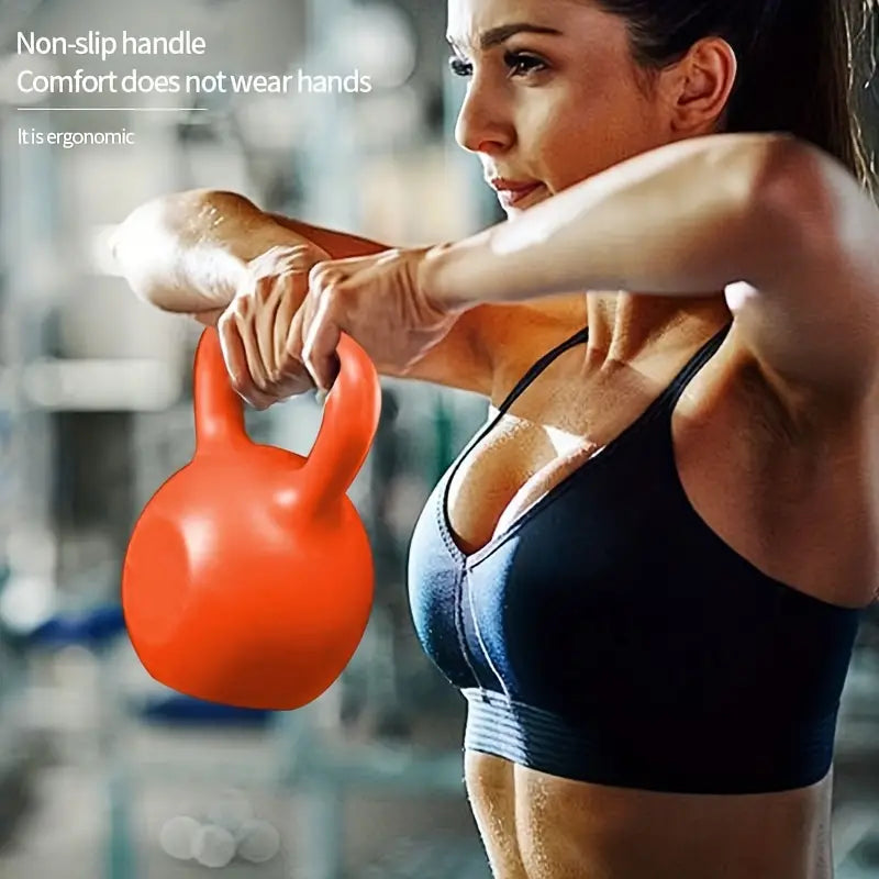 1pc 15lbs Kettlebell for Fitness and Strength Training-1