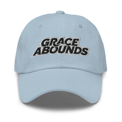 Embroidered Adjustable Baseball Cap - Grace Abounds - F/b-6