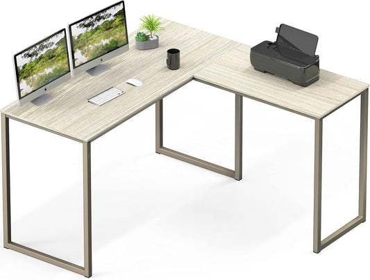 Mission 48 X 48 Inches L-Shape Home Office Computer Desk, Maple-0