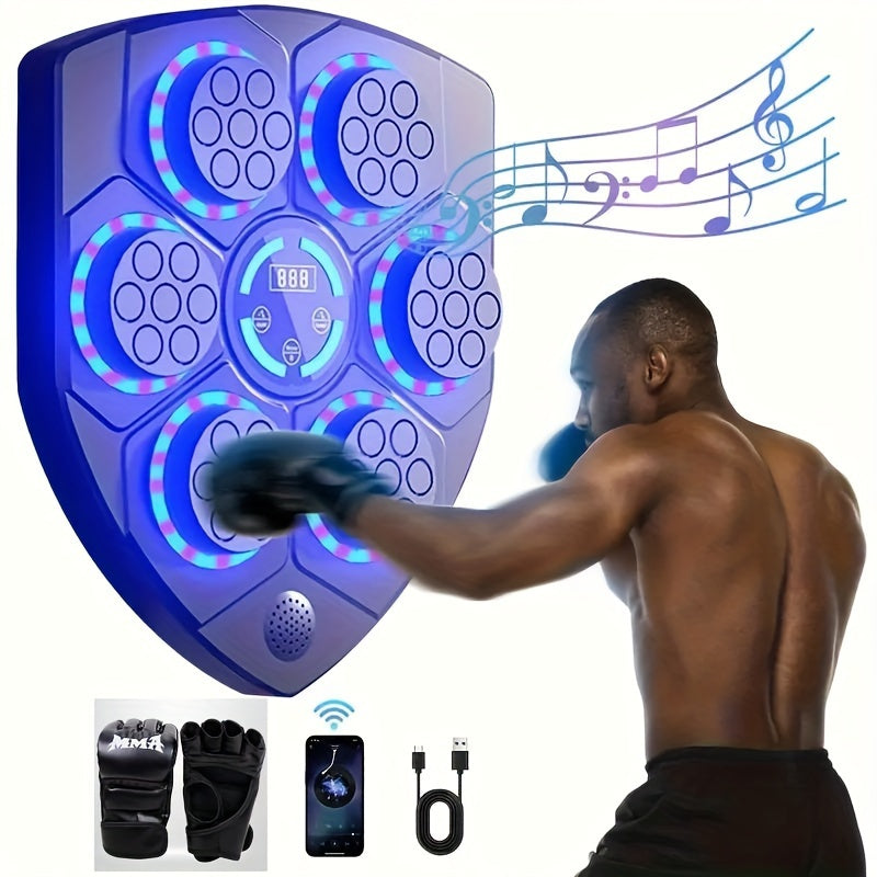 Smart LED Music Boxing Machine Wall Trainer-2