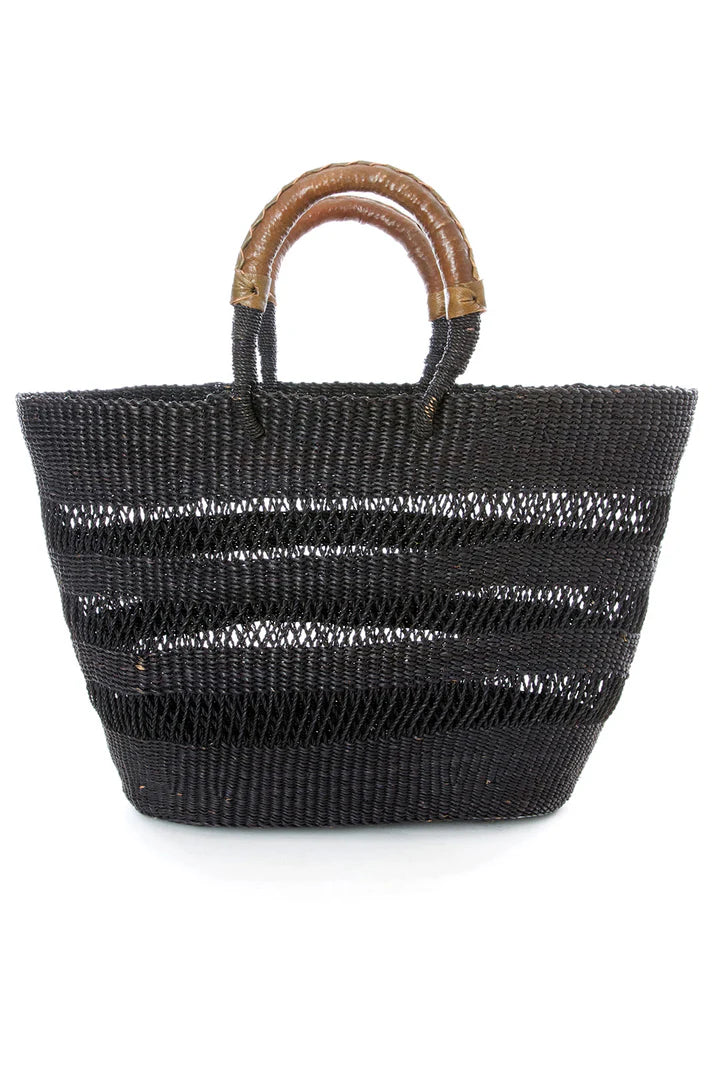 3 Black Lace Weave Short Shopper from Ghana