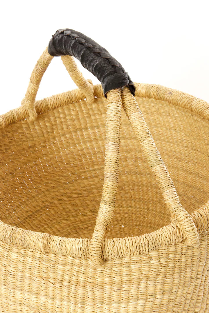 3 Basic Bolga Farmer's Market Shopper Basket