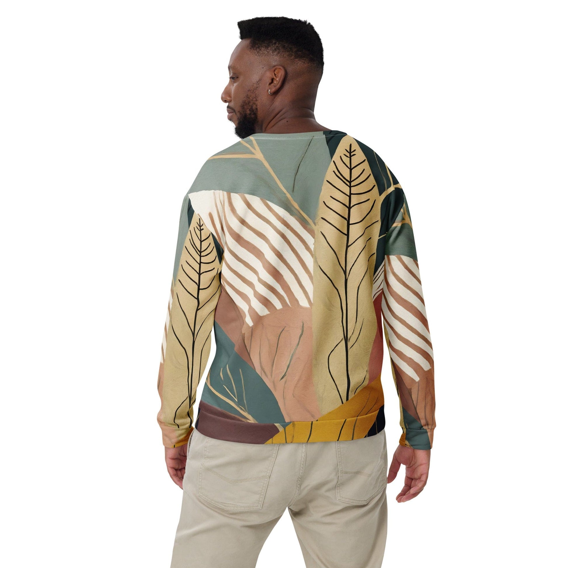Graphic Sweatshirt for Men - Boho Style Print-1