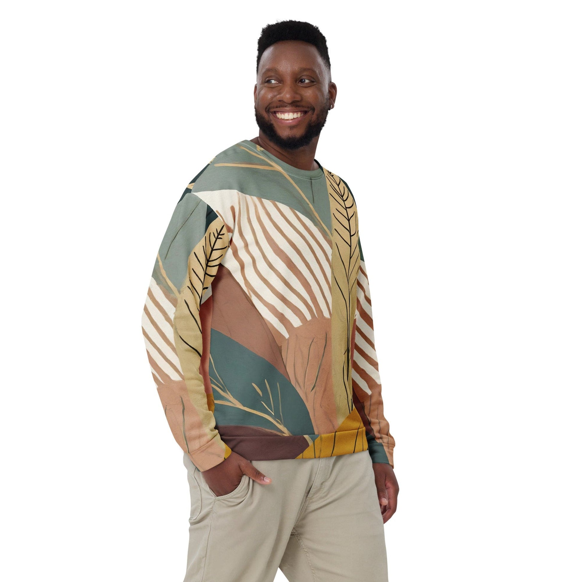 Graphic Sweatshirt for Men - Boho Style Print-0