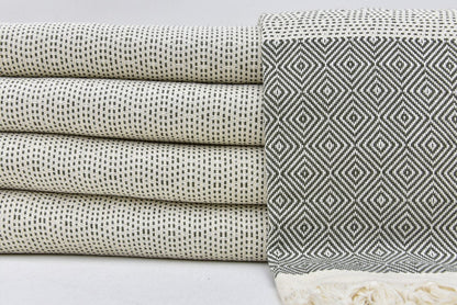 Hammam Towel | Beach Towel | Yoga Towel | 100x80cm made from 100% Turkish Cotton-1