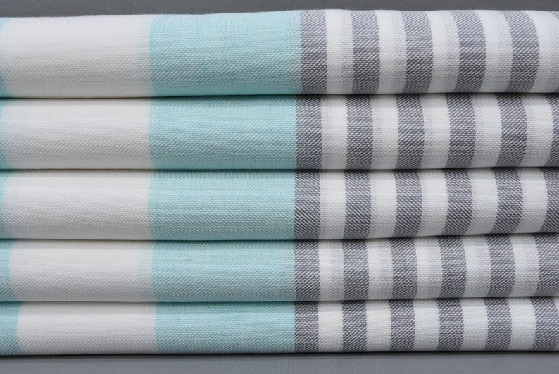 Hammam Towel | Beach Towel | Yoga Towel | 100x80cm made from 100% Turkish Cotton-1