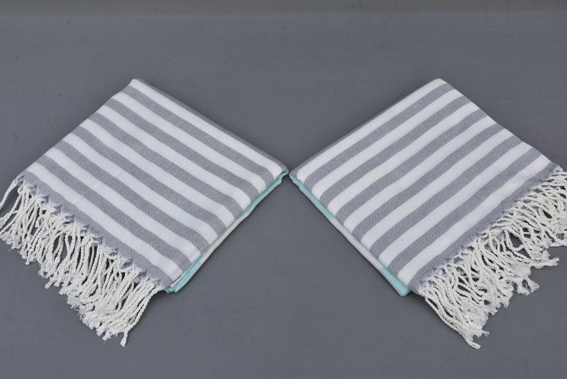 Hammam Towel | Beach Towel | Yoga Towel | 100x80cm made from 100% Turkish Cotton-2