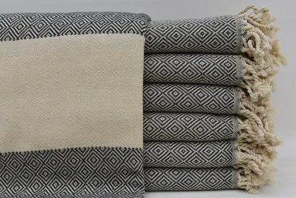 Handwoven Peshmetal Towel  70x40" | Sofa Blanket | Yoga Towel | Wedding Blankets | Baby Blanket | Beach Towel | Scarf made from 100% Turkish Cotton-0