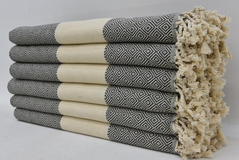 Handwoven Peshmetal Towel  70x40" | Sofa Blanket | Yoga Towel | Wedding Blankets | Baby Blanket | Beach Towel | Scarf made from 100% Turkish Cotton-4