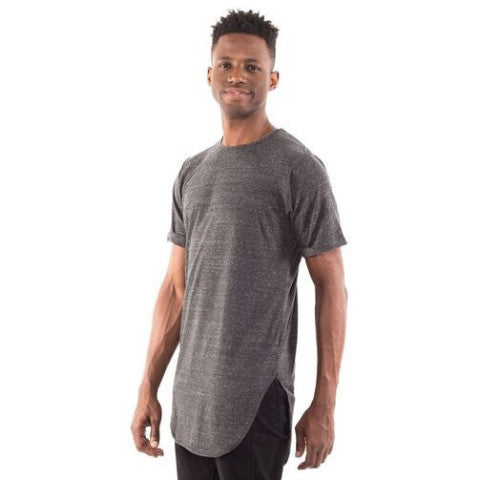 3011B - CLOSEOUT Men's Extended Curved Hem Tee-1