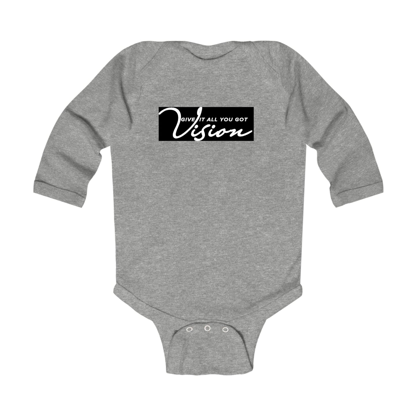 Infant Long Sleeve Graphic T-shirt - Vision - Give it All you Got-4