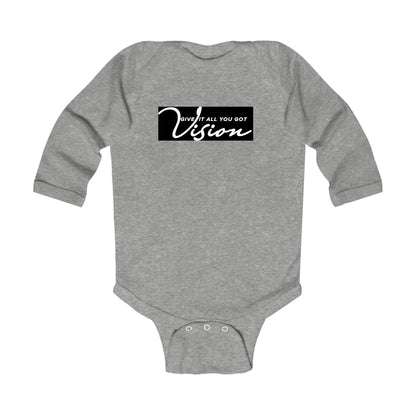 Infant Long Sleeve Graphic T-shirt - Vision - Give it All you Got-4