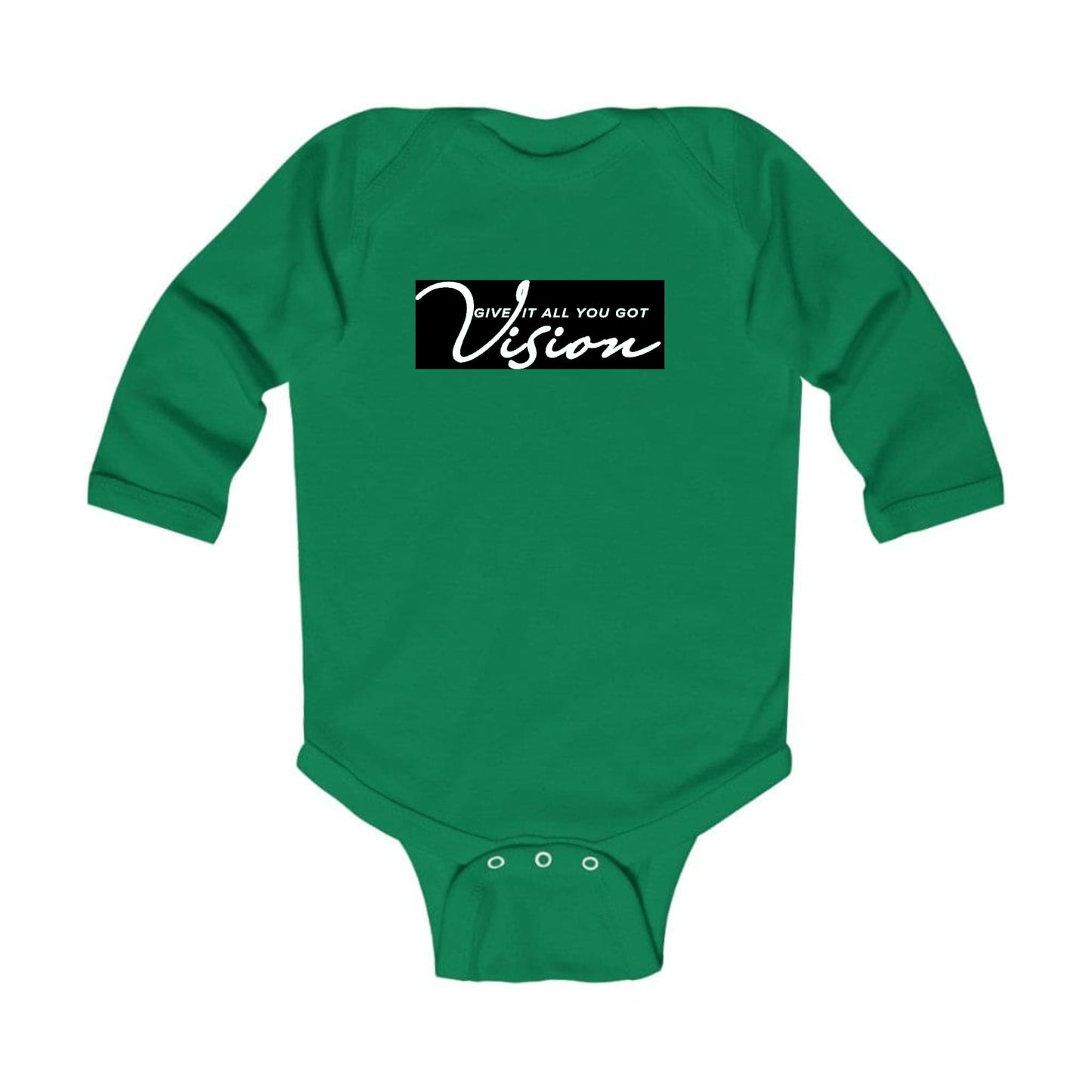 Infant Long Sleeve Graphic T-shirt - Vision - Give it All you Got-3