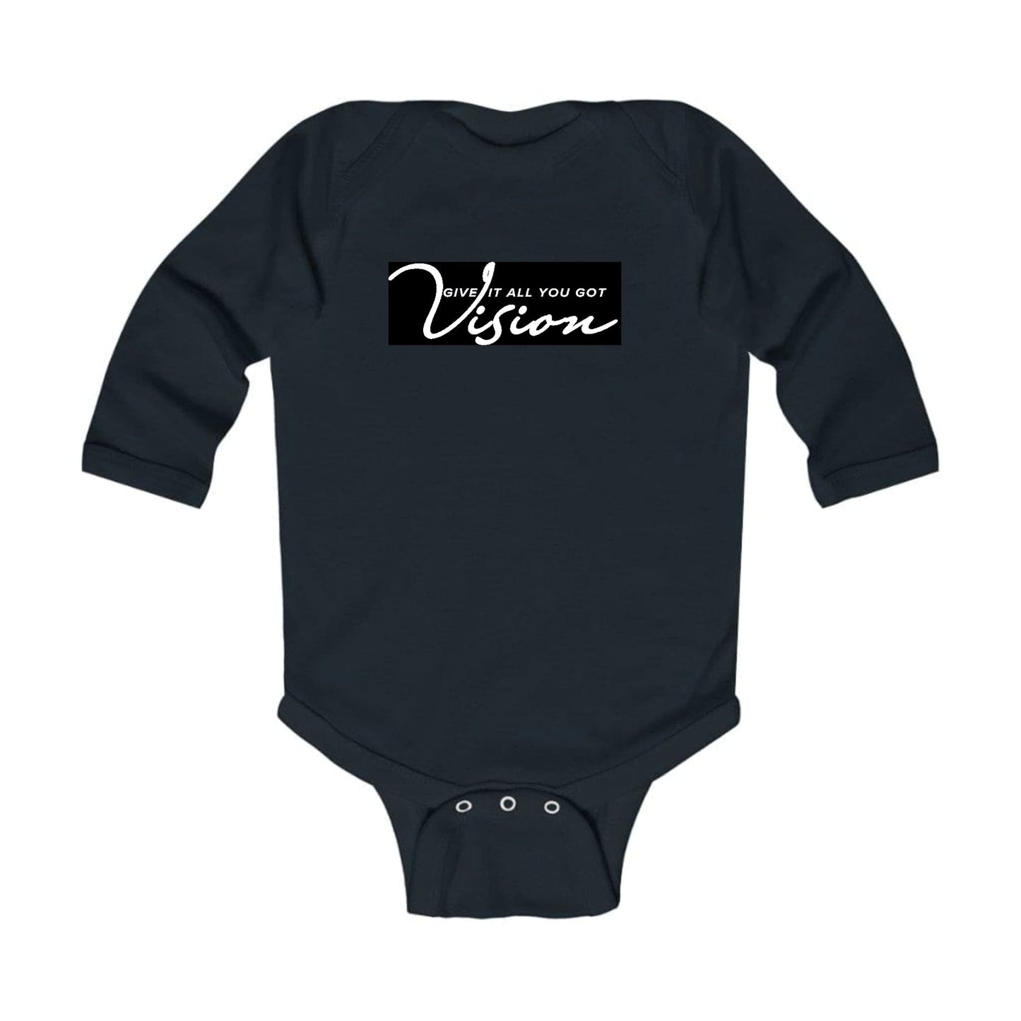 Infant Long Sleeve Graphic T-shirt - Vision - Give it All you Got-0