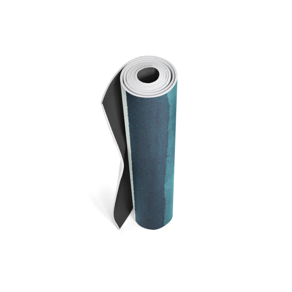 Yoga Mat | 6mm Thick | Blue | Non-Slip | Eco Friendly | Yune Yoga | Janus-2