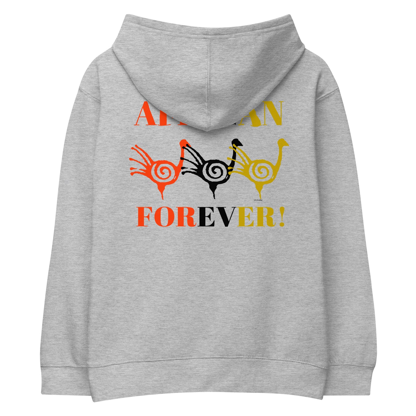 AFRICAN FOREVER Kids Fleece Hoodie by SobG Designs