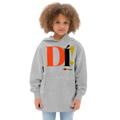 DI'! (The Yoruba) Kids Fleece Hoodie by SobG Designs