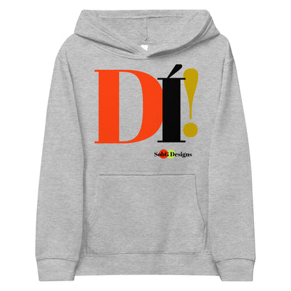 DI'! (The Yoruba) Kids Fleece Hoodie by SobG Designs