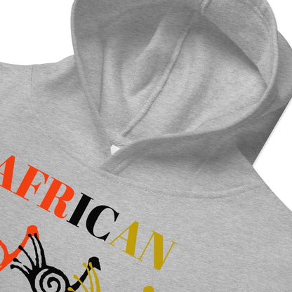 AFRICAN FOREVER Kids Fleece Hoodie by SobG Designs