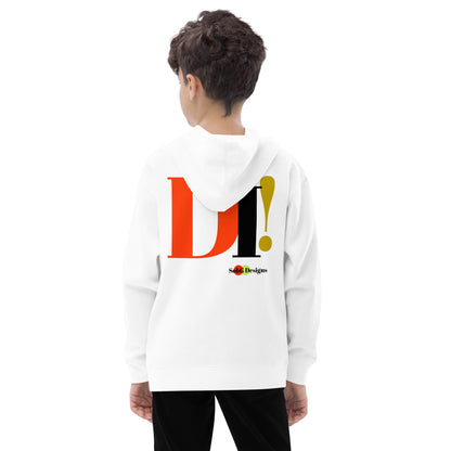 DI'! (The Yoruba) Kids Fleece Hoodie by SobG Designs