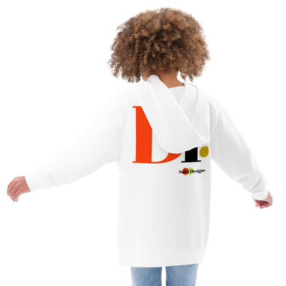 DI'! (The Yoruba) Kids Fleece Hoodie by SobG Designs