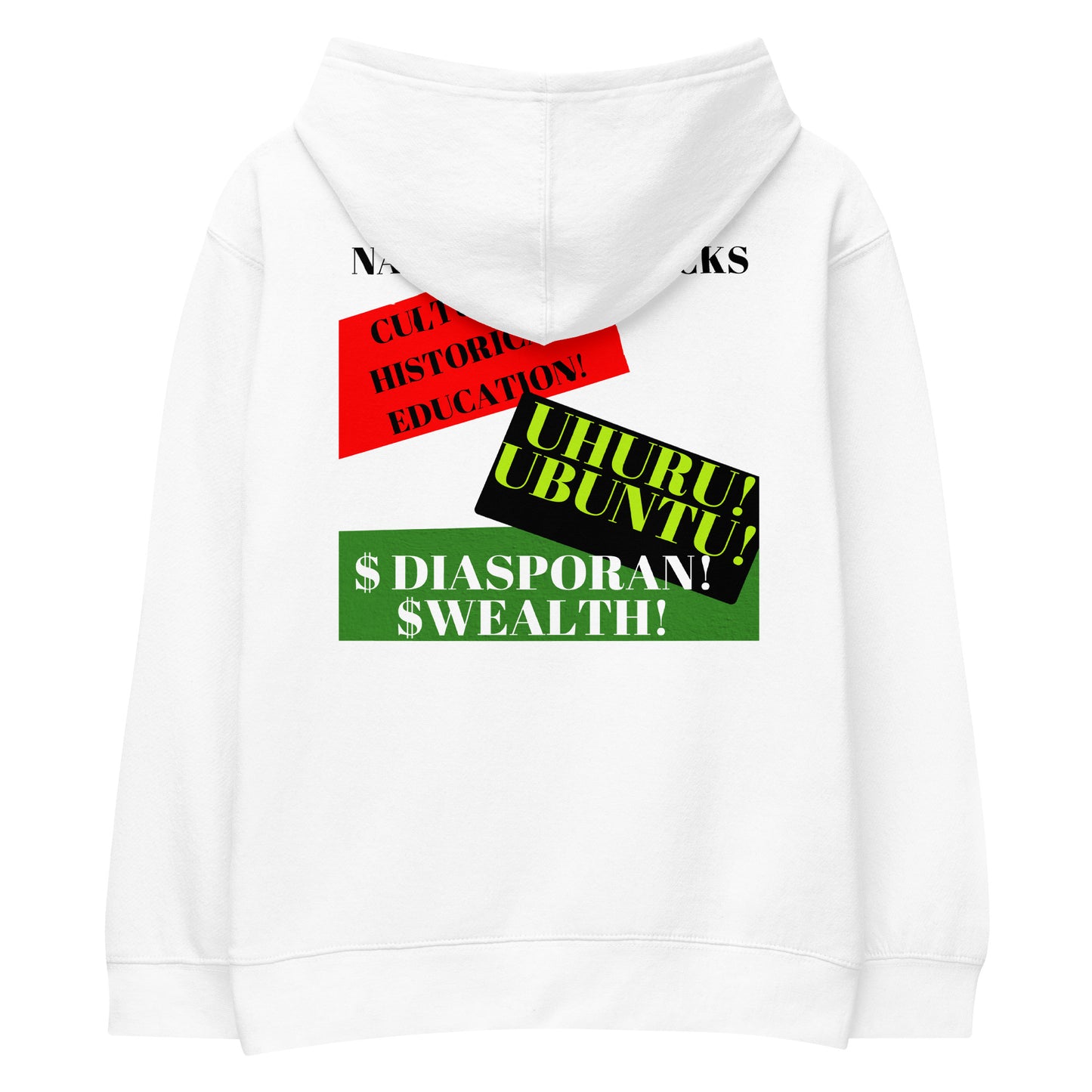 NATION BRICKS Kids Fleece Hoodie by SobG Designs