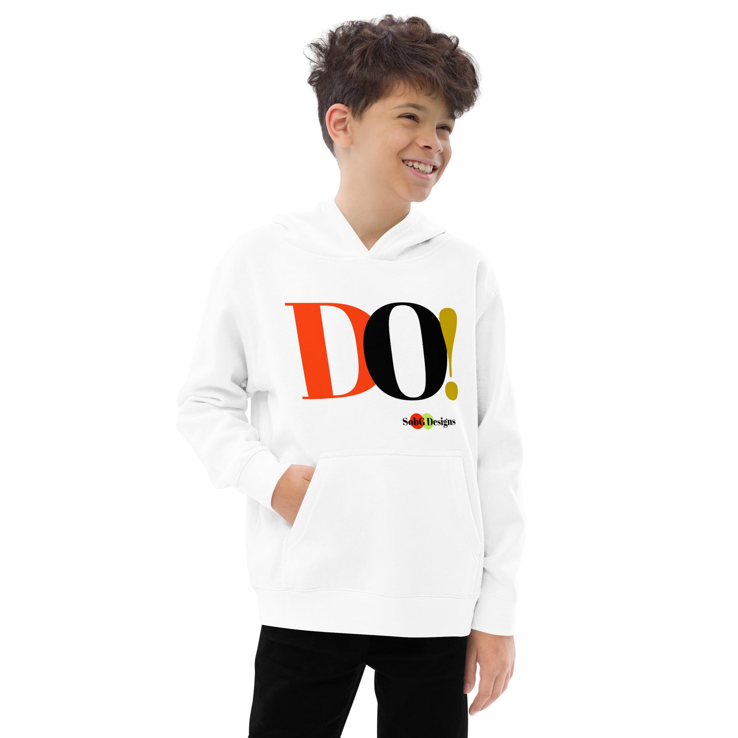 DO! Kids Fleece Hoodie by SobG Designs