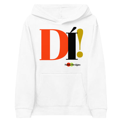 DI'! (The Yoruba) Kids Fleece Hoodie by SobG Designs