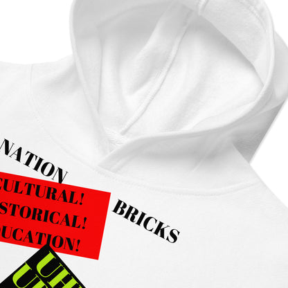 NATION BRICKS Kids Fleece Hoodie by SobG Designs